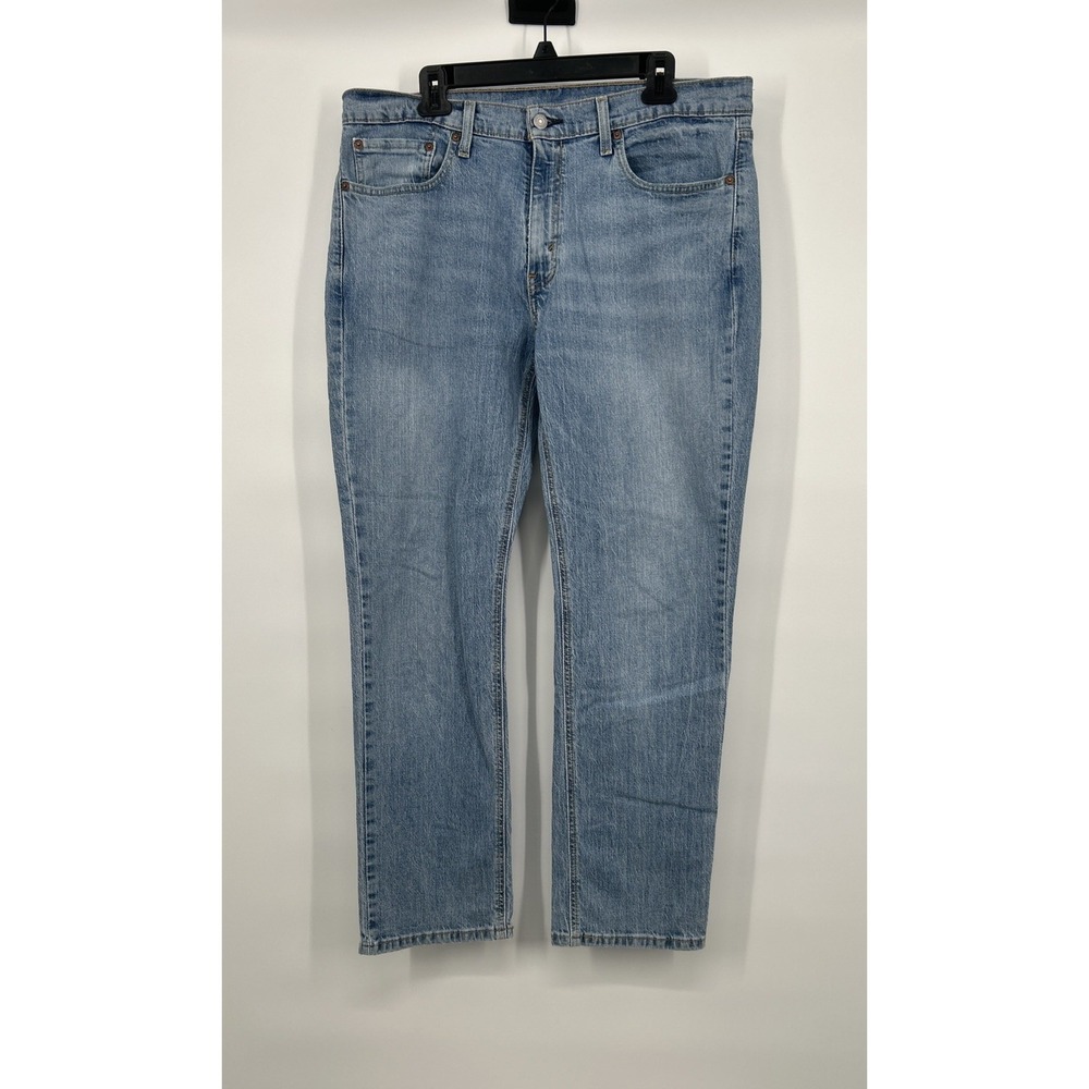 Levis 541 Athletic Taper Light Wash Blue Denim Jeans Mens 34x30 18181-0667 - Picture 1 of 14